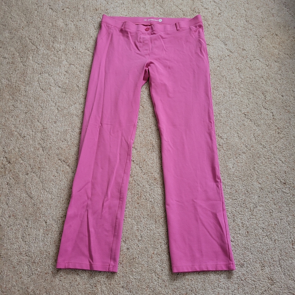 BETABRAND Pink Straight Leg Pants - Picture 2 of 6
